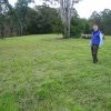 Gordon Briscoe at the site of the dormitory, Mulgoa Aboriginal Childrens Home. 